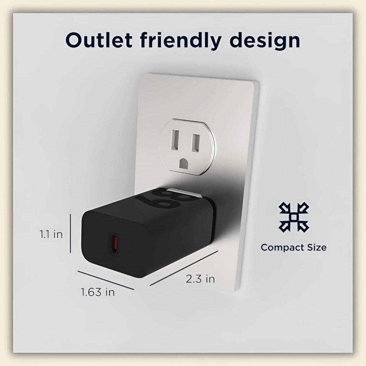 Motorola 68W USB-C Charger with GaNFast Technology – Fast & Portable Charging - Image 5