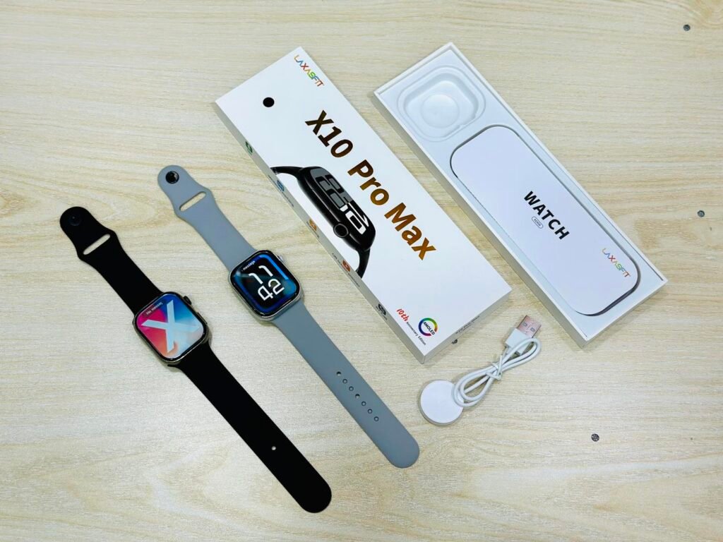 LAXASFIT X10 Pro Max Smartwatch 1.91 AMOLED Display, Health & Fitness Tracker, Bluetooth Connectivity