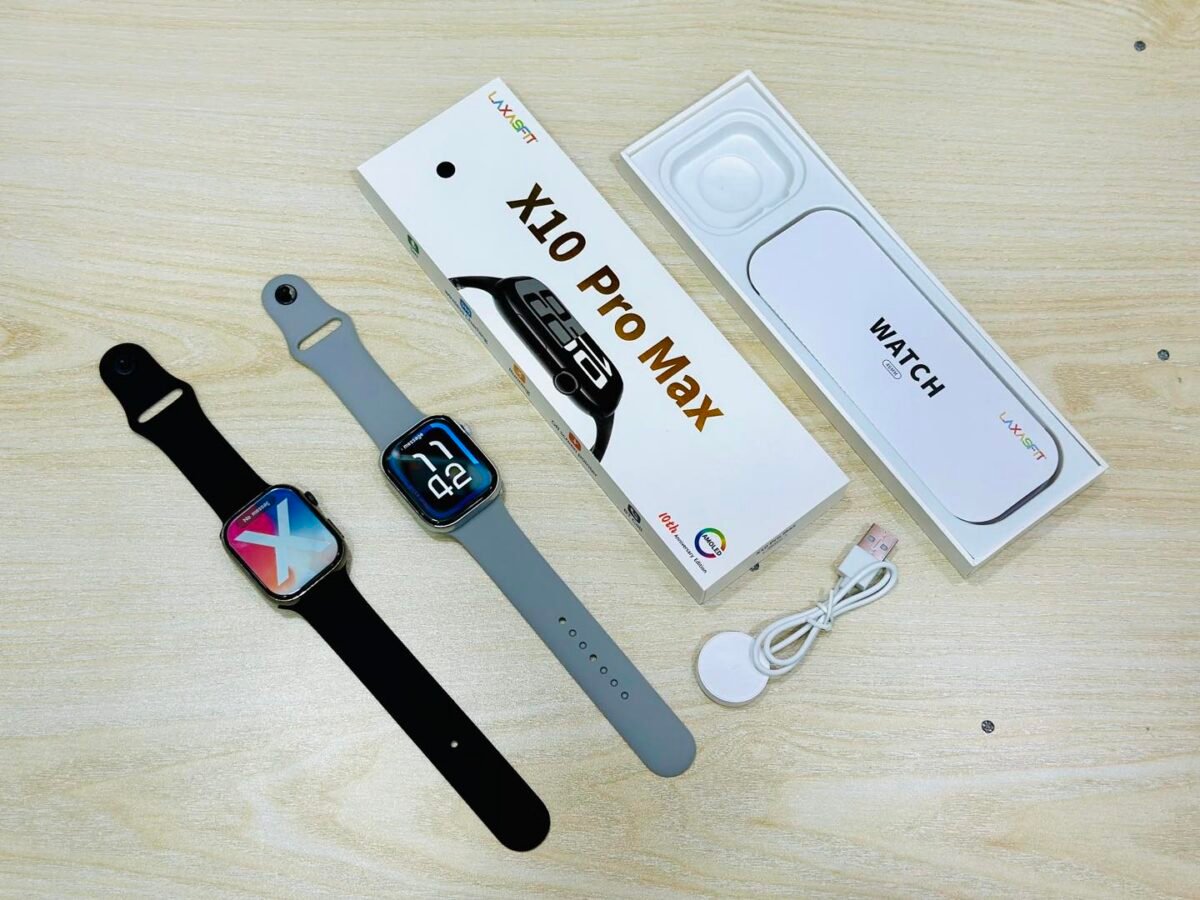 LAXASFIT X10 Pro Max Smartwatch 1.91 AMOLED Display, Health & Fitness Tracker, Bluetooth Connectivity
