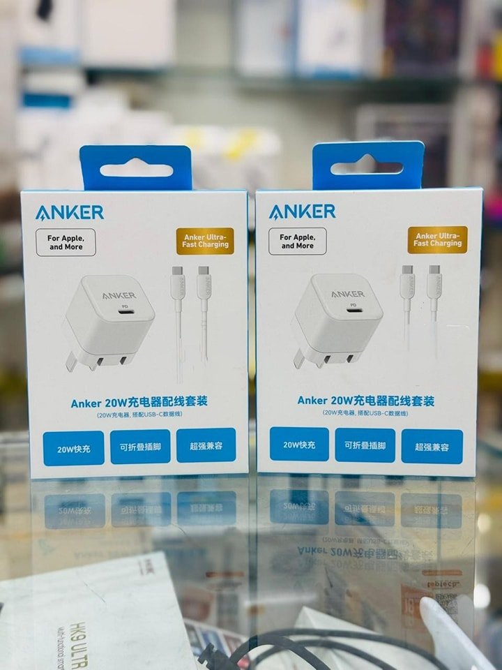 Anker 20W Type-C to C Charger with USB-C Cable – B2149 – Compact and Fast Charging Solution