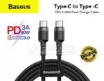 Baseus 60W Fast Charger Cable USB-C to Type-C – Fast Charging Data Cable | 1 Meter