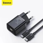 Buy Baseus Super Si Quick PD Charger 25W – Fast Charging EU Set with Type-C Cable