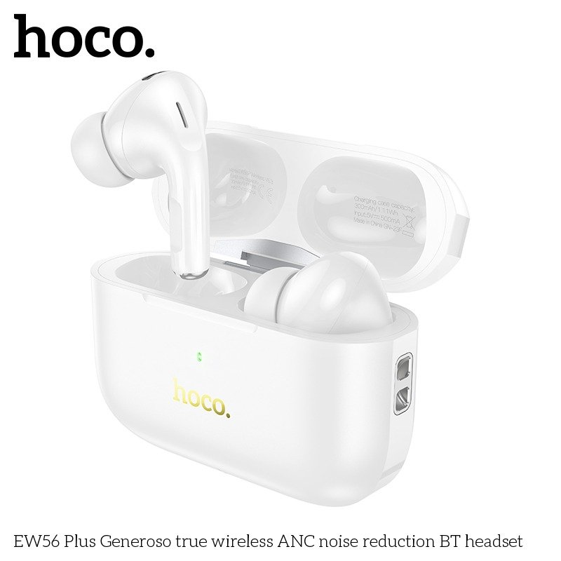 "Hoco EW56 Plus ANC Wireless Bluetooth Headset – Active Noise Cancellation, Dual Device Connectivity, 4 Hours Playtime"