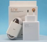 Xiaomi 67W 5A USB-C Power Adapter with Cable – Super Fast Charging, Compact Design, Universal Compatibility