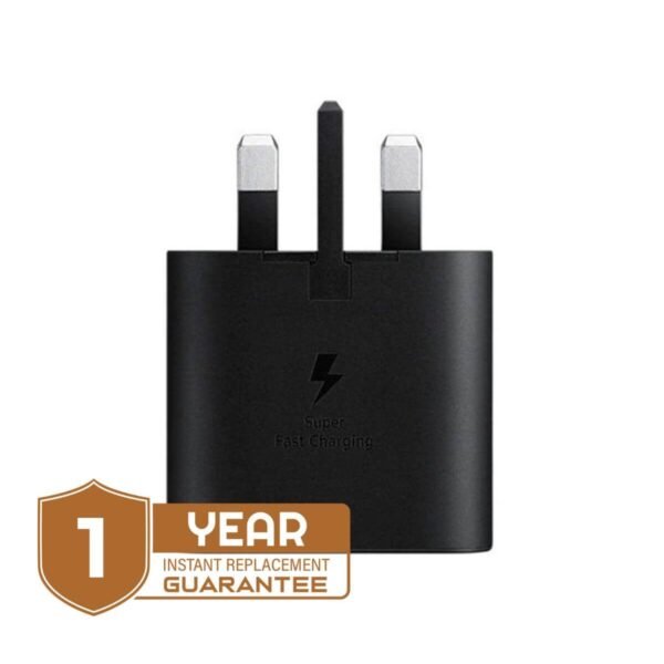 Samsung 25W USB-C Power Adapter 3 Pin – Fast Charging, Compact, and Energy Efficient