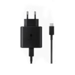 Samsung 45W 5A USB-C Power 2-Pin Adapter with Cable – Super Fast Charging for Phones, Tablets & Earbuds