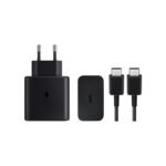 Samsung 45W 5A USB-C Power 2-Pin Adapter with Cable – Super Fast Charging for Phones, Tablets & Earbuds